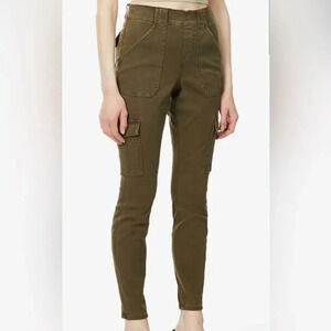 Spanx Skinny Mid-Rise Trousers Darkened Olive Trousers Size Small